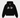 Studio Zip Black Hoodie
