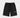 Black Waffle Knit Shorts