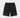 Black Waffle Knit Shorts
